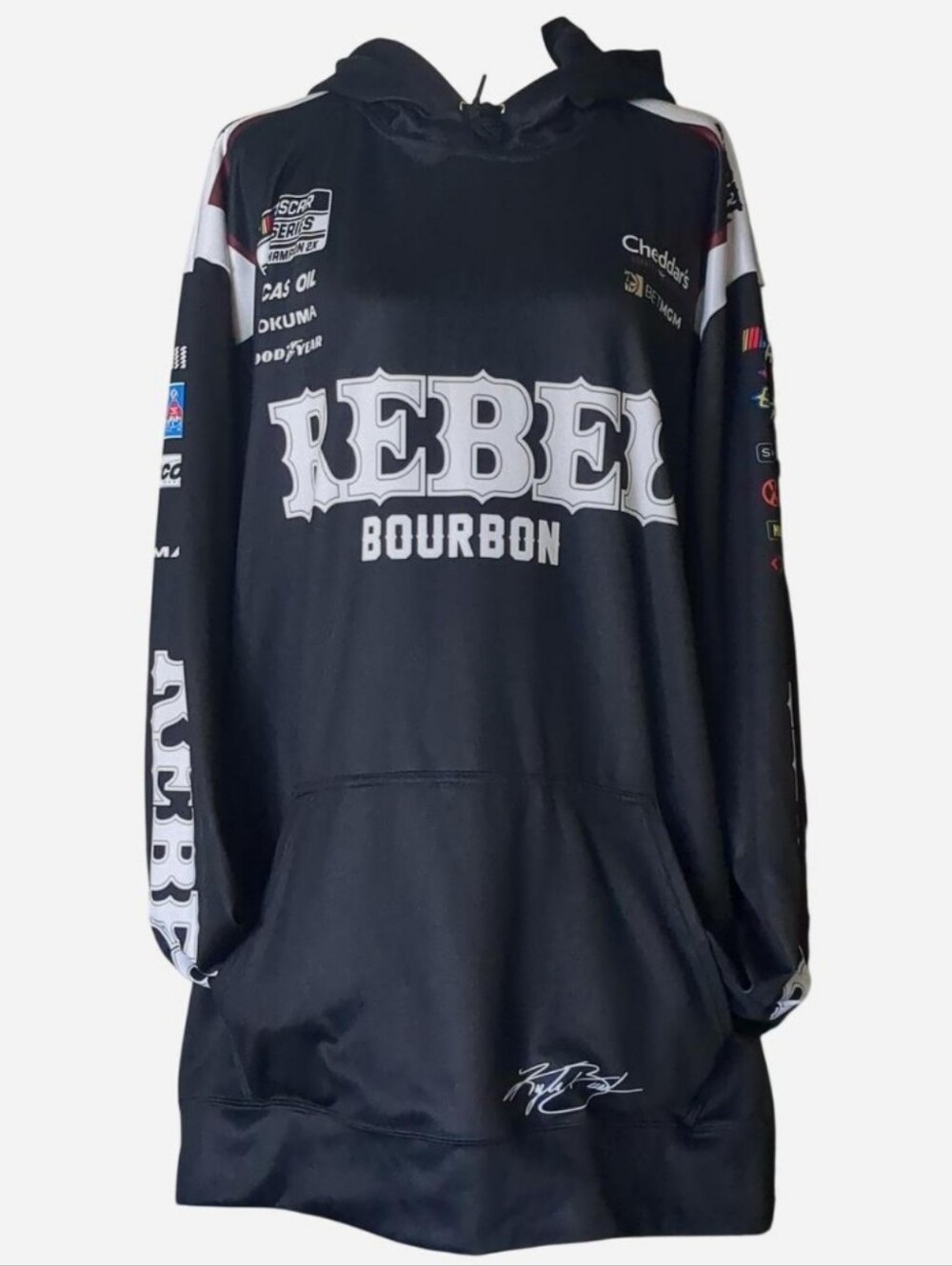 Kyle Busch NASCAR Rebel Bourbon Hoodie 4XL 🏁